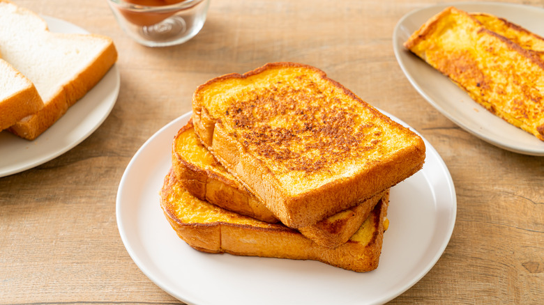 French toast on plate