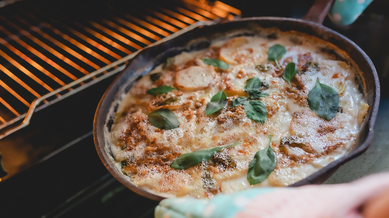 cast iron potato casserole