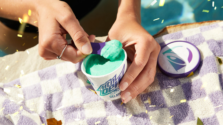 Taco Bell Baja Blast Gelato