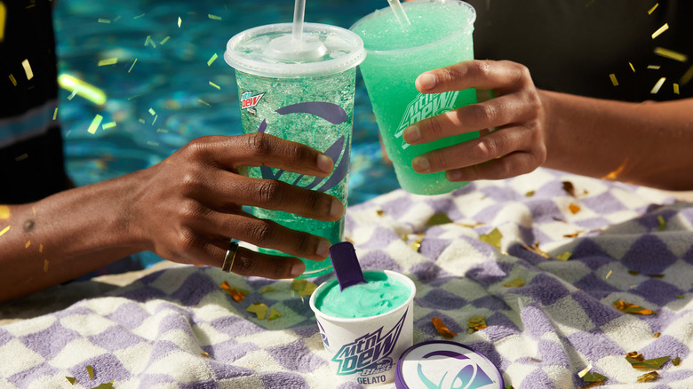 Taco Bell Baja Blast items