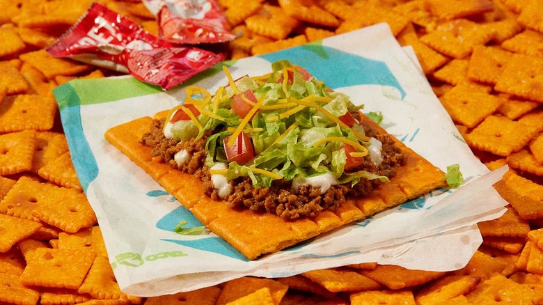 The new Big Cheez-It Tostada at Taco Bell 