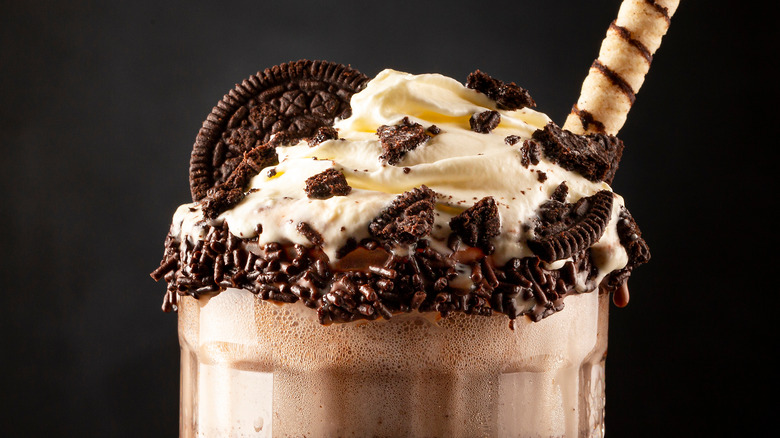 creamy Oreo drink