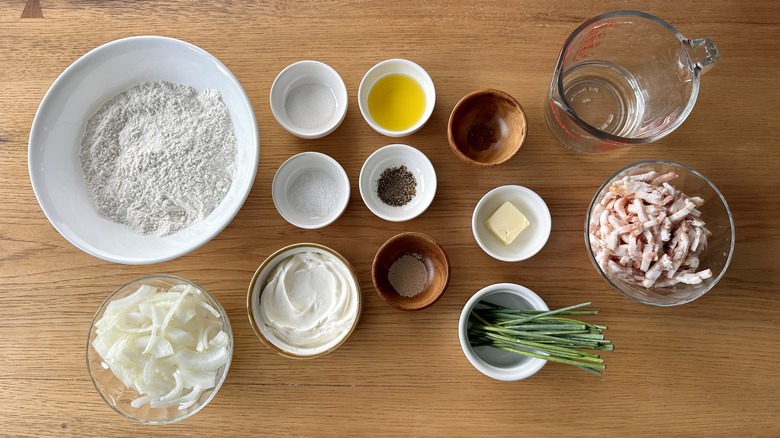french bacon onion tart ingredients
