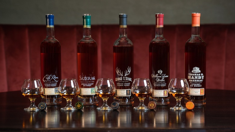 tasting of Buffalo Trace bourbons