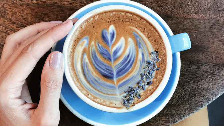 lavender in coffee