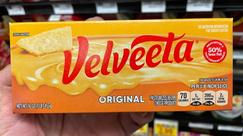 block of velveeta cheese