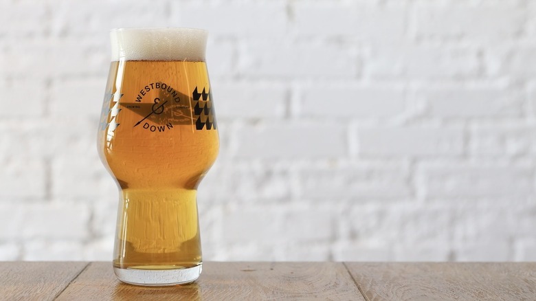 Westbound & Down beer glass