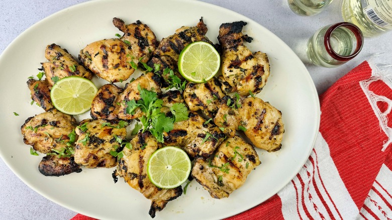 chicken with lime and cilantro