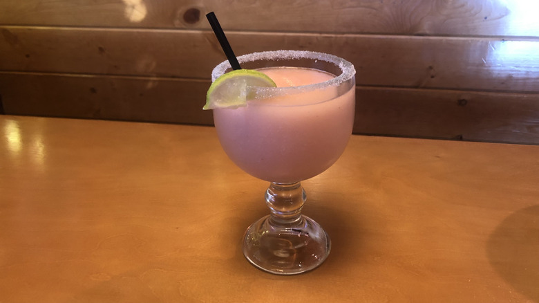 Texas Roadhouse raspberry fruity margarita