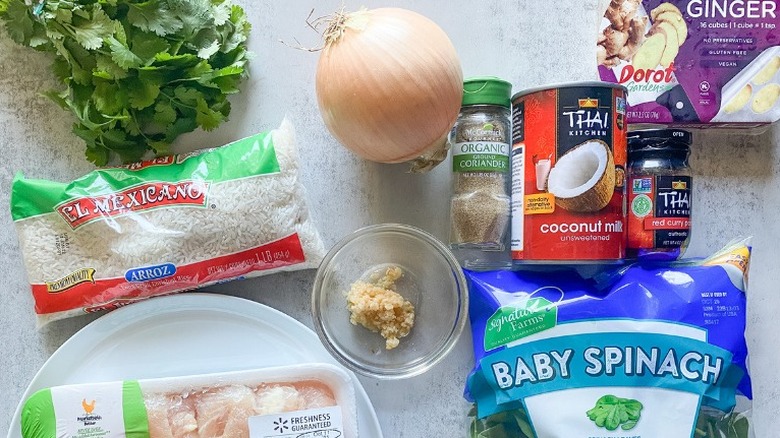 ingredients on counter 