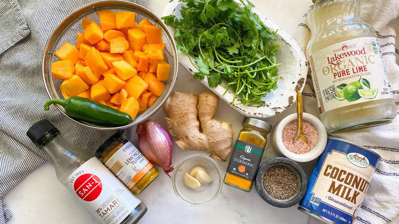 butternut squash soup ingredients