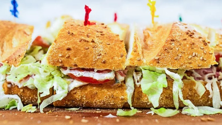 Club Sandwich With Herb Mayo