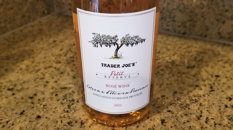 Trader Joe's rose wine