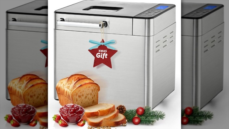 Euhomy silver bread maker machine