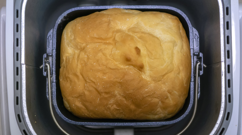 bread in a bread maker machine