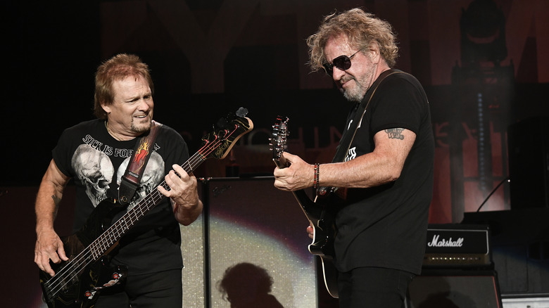 Michael Anthony and Sammy Hagar