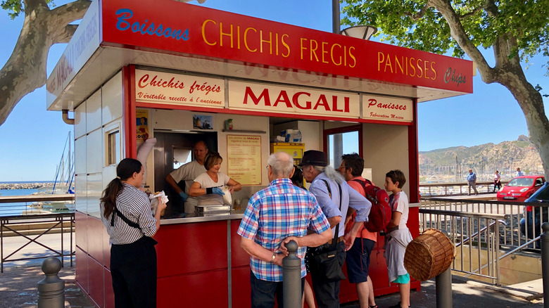 marseille stall selling panisses 