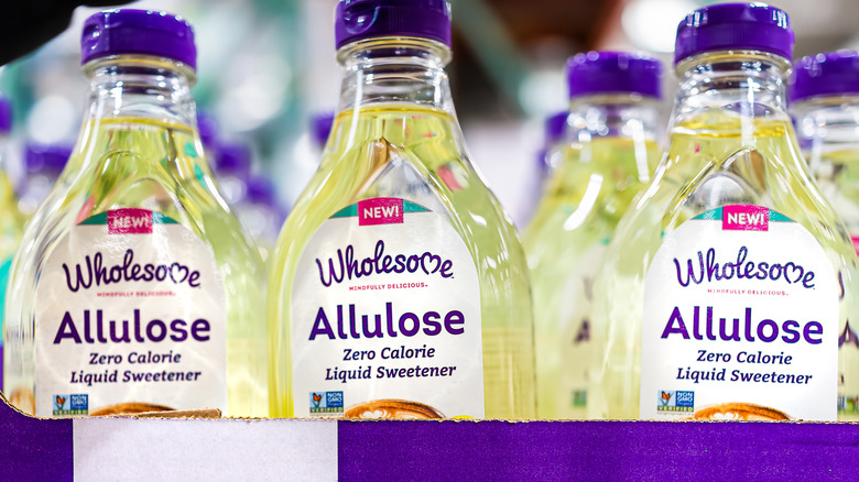Liquid allulose bottles