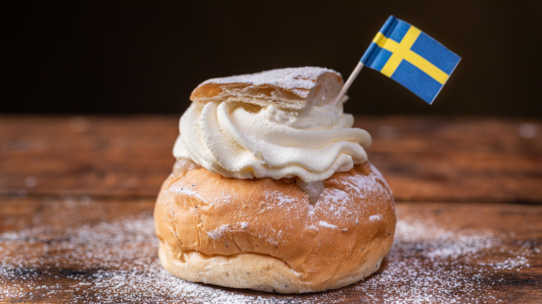 Swedish cardamom cream puff