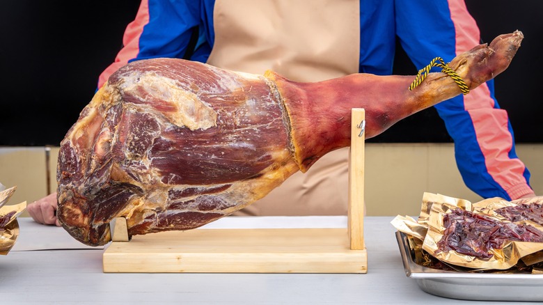 Jamon Iberico ham leg