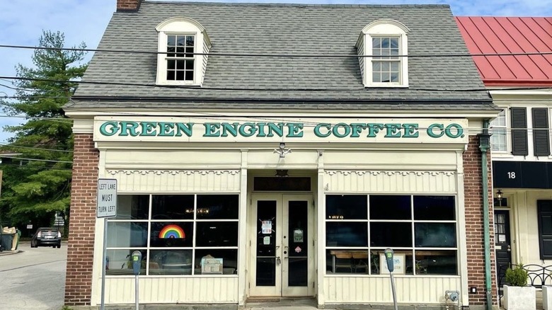 Exterior of Green Engine Coffee Co.