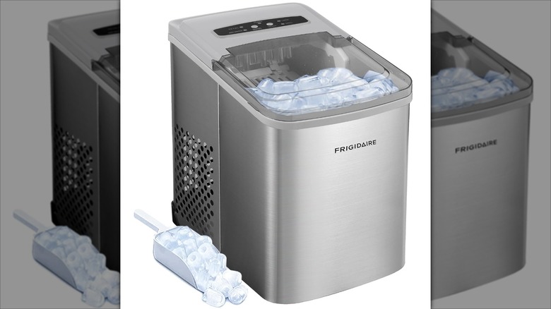 Frigidaire Countertop Ice Maker white background