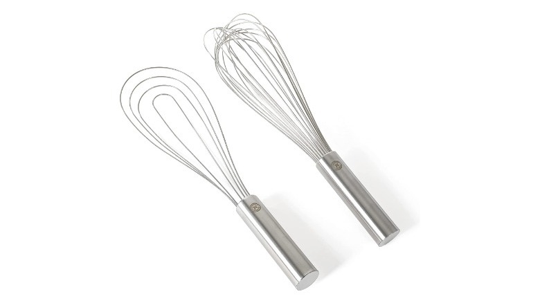 Steel whisk set