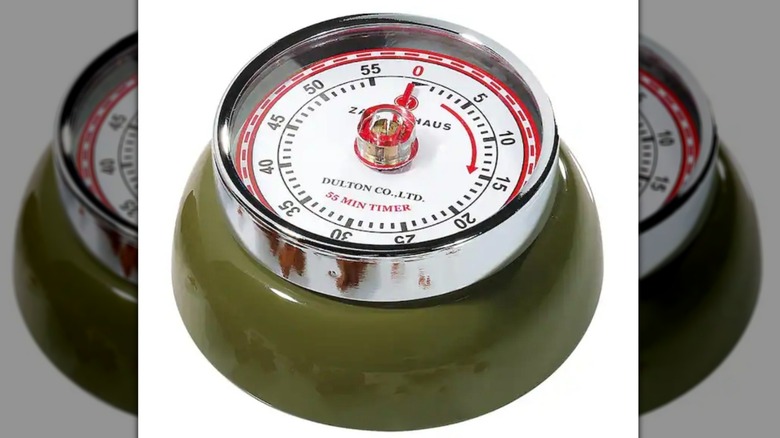 green kitchen timer