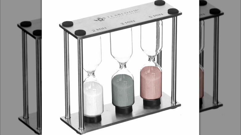 Hourglass tea timer