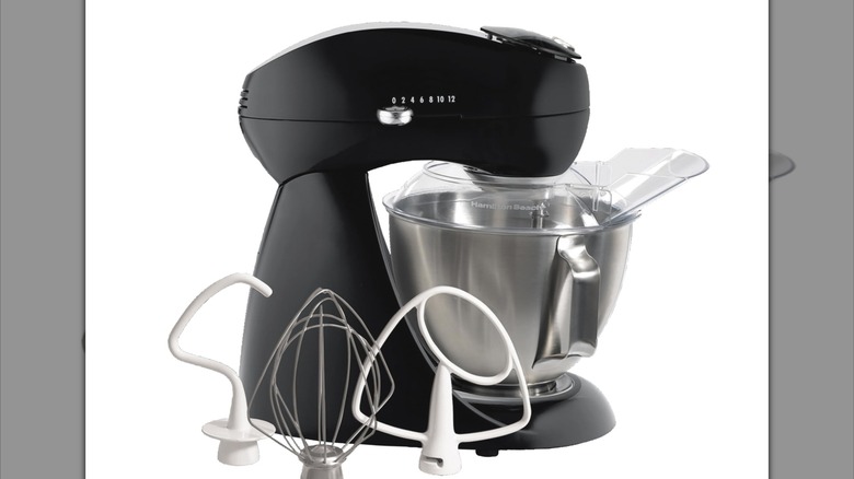 Hamilton Beach stand mixer with attachments