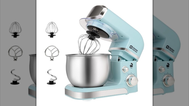 Kitchen in the Box stand mixer with attachments