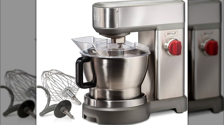 Wolf Gourmet stand mixer with attachments