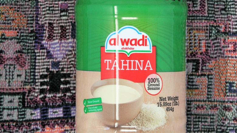 bottle of Alwadi Tahina