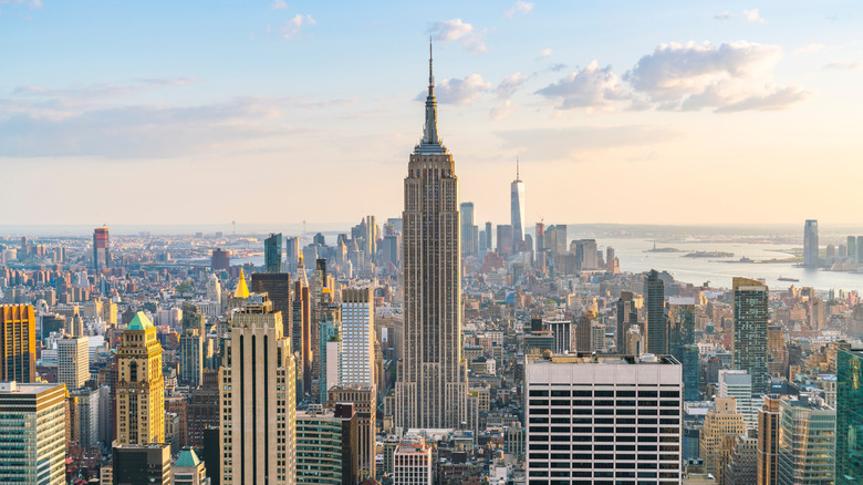 A view of skyscrapers in New York City during the daytime