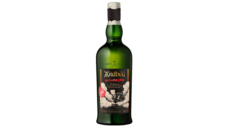 Ardbeg bottle white background