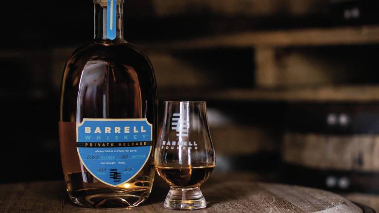 Barrell Private Release Whiskey bottle