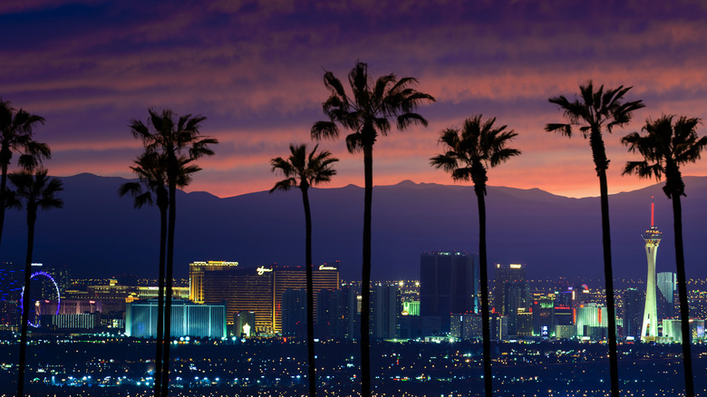 Vegas at dusk