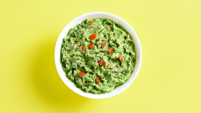 guacamole in a bowl