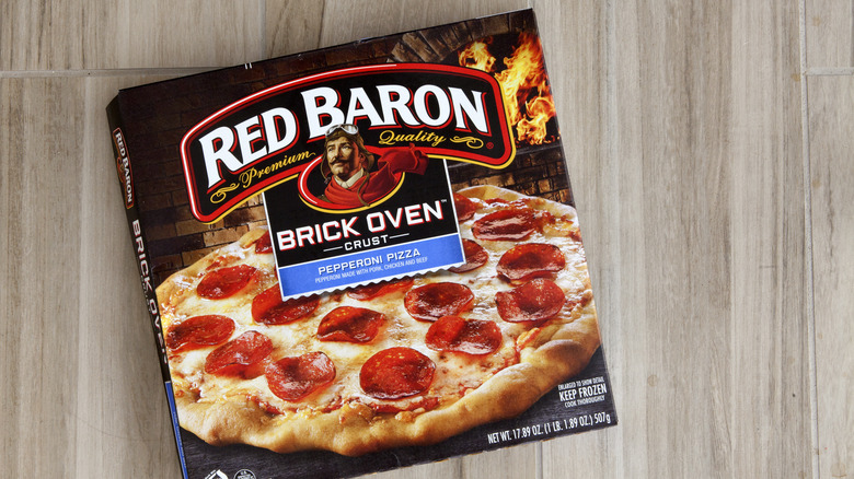 Red Baron pepperoni pizza