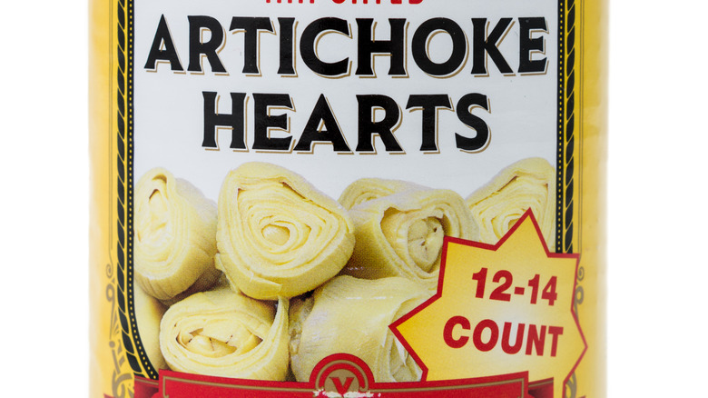 Canned baby artichoke hearts
