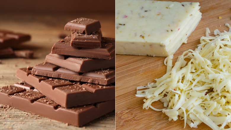 Pepper jack cheese milk chocolate