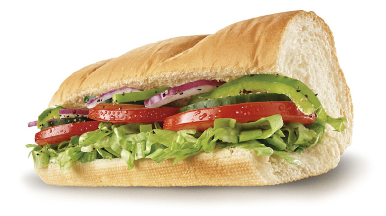 Subway Veggie Delight sub