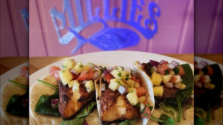 Fish tacos from Millie's