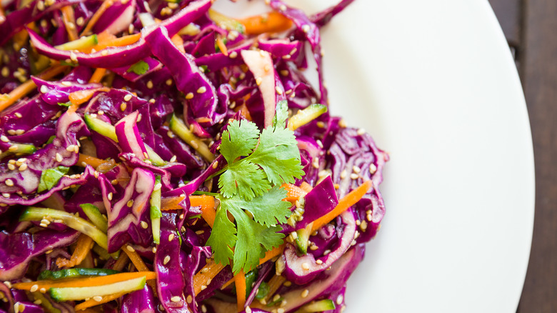 Spicy Asian coleslaw with sesame