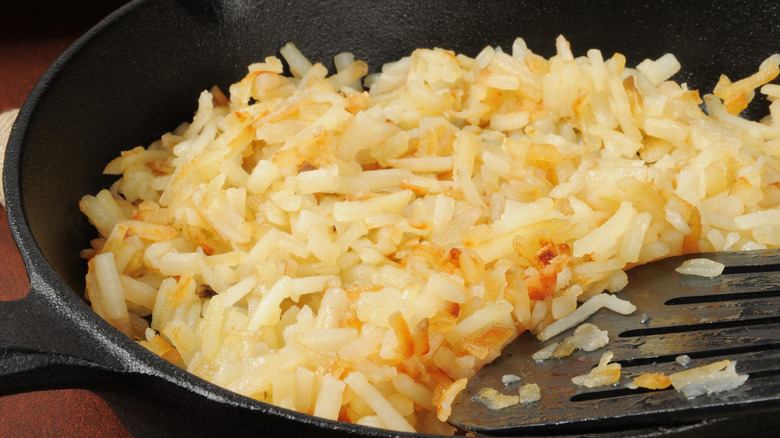 hash browns in skillet