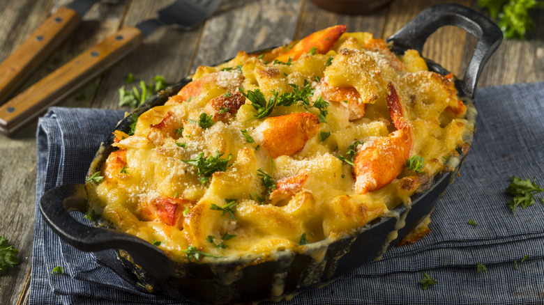 Lobster mac and cheese