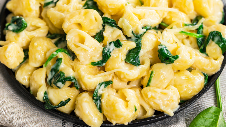 Spinach mac and cheese