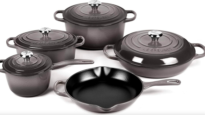 LeCreuset skillet set