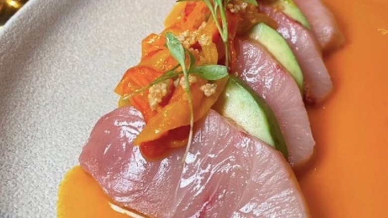 Hamachi dish from Tatiana L.A.