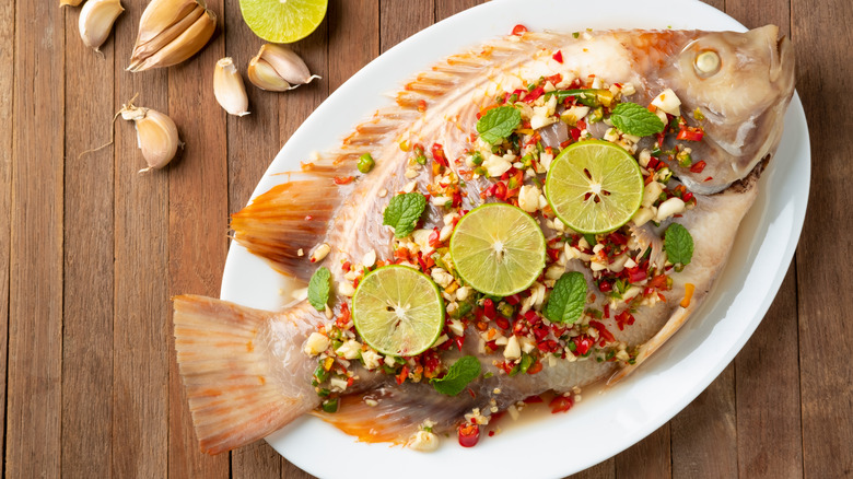 Tilapia with limes